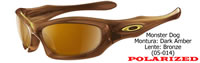 Oakley Monster Dog Polarized Dark Amber/Bronze (05-014)